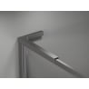 Mexen Kioto-F L ścianka prysznicowa Walk-in z ramką 65 x 202 cm, transparent 8 mm, gun metal - 800-065-174-95-00