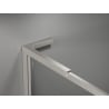 Mexen Kioto-F L ścianka prysznicowa Walk-in z ramką 95 x 202 cm, transparent 8 mm, nikiel szczotkowany - 800-095-174-97-00