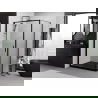Mexen Exo kabina prysznicowa uchylna 95 x 70 cm, transparent, czarna - 817-095-070-70-00