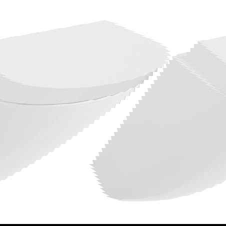 Mexen Lena miska wc Rimless Tornado z deską wolnoopadającą twarda, duroplast, biała połysk - 30220200T