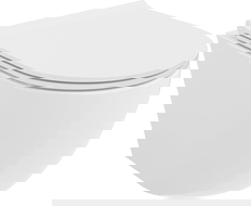 Mexen Lena miska wc Rimless Tornado z deską wolnoopadającą slim, duroplast, biała połysk - 30220500T