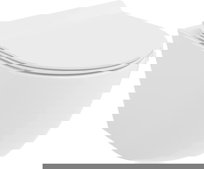 Mexen Lena miska wc Rimless Tornado z deską wolnoopadającą slim, duroplast, biała połysk - 30224000T