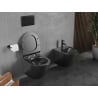 Mexen Lena miska wc Rimless Tornado z deską wolnoopadającą slim, duroplast, czarna mat - 30220185T
