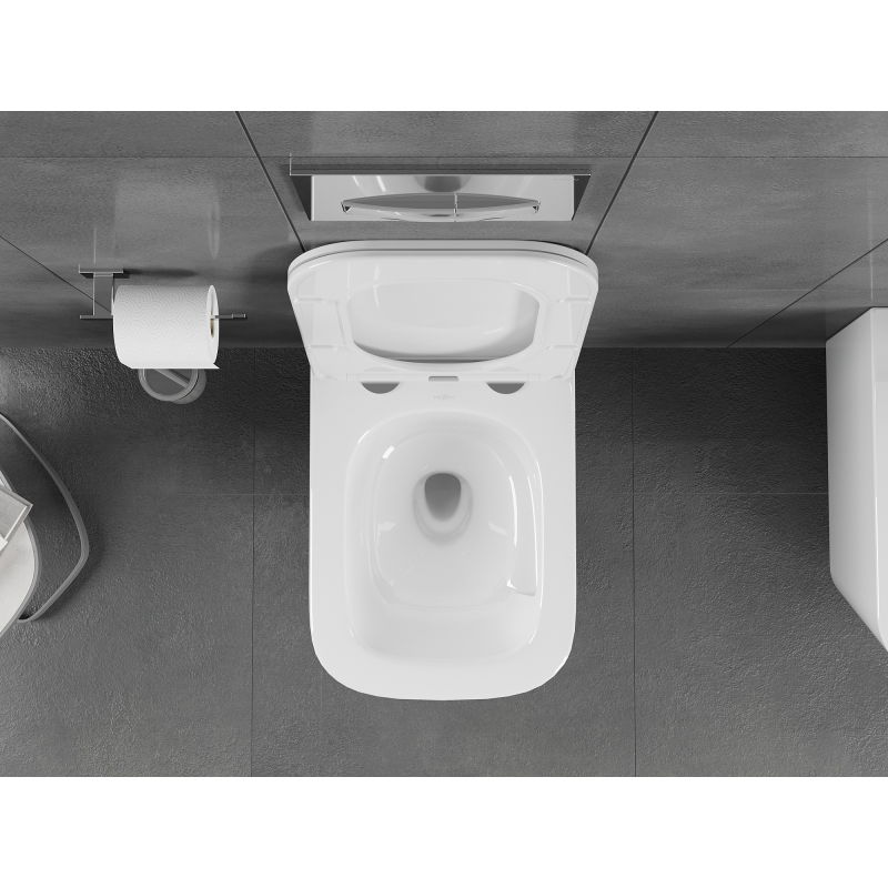 Mexen Teo miska wc Rimless Tornado, biała połysk - 3385XX00T