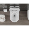 Mexen Carmen miska wc Rimless Tornado z deską wolnoopadającą twarda, duroplast, biała połysk - 30880200T