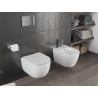 Mexen Carmen miska wc Rimless Tornado z deską wolnoopadającą slim, duroplast, biała połysk - 30880400T