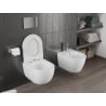 Mexen Carmen miska wc Rimless Tornado z deską wolnoopadającą slim, duroplast, biała połysk - 30880400T