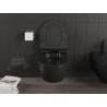 Mexen Carmen miska wc Rimless Tornado z deską wolnoopadającą slim, duroplast, czarna mat - 30880185T