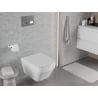 Mexen Riva miska wc Rimless Tornado z deską wolnoopadającą slim, duroplast, biała połysk - 30630200T