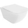 Mexen Timo miska wc Rimless Tornado z deską wolnoopadającą slim, duroplast, biała połysk - 30650200T