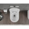 Mexen Rico miska wc Rimless Tornado z deską wolnoopadającą slim, duroplast, biała połysk - 30720100T