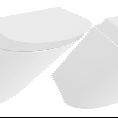 Mexen Sofia miska wc Rimless Tornado z deską wolnoopadającą twarda, duroplast, biała połysk - 30540200T