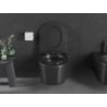 Mexen Sofia miska wc Rimless Tornado z deską wolnoopadającą slim, duroplast, czarna mat - 30541085T