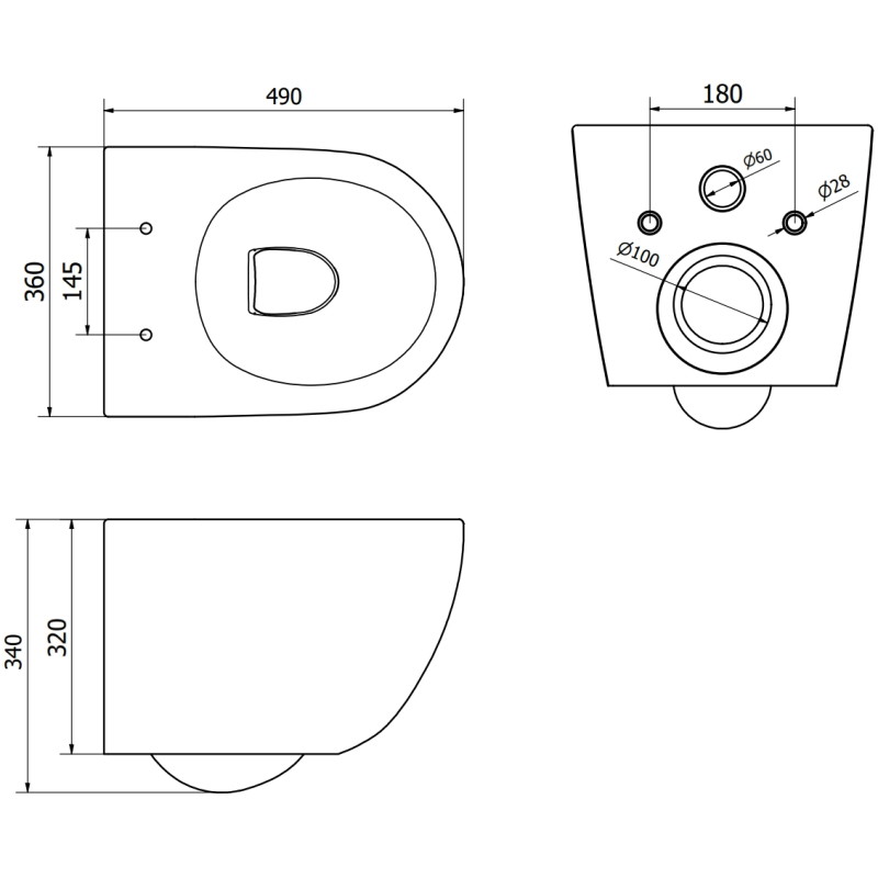 Mexen Lena miska wc Rimless Tornado z deską wolnoopadającą slim, duroplast, biała połysk - 30220400T