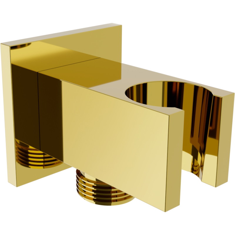 Mexen Cube przyłącze kątowe, złote - 79300-50