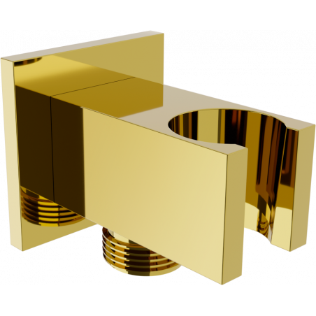 Mexen Cube przyłącze kątowe, złote - 79300-50