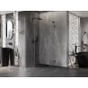Mexen Lunar L kabina prysznicowa pięciokątna uchylna lewa 80 x 80 cm, transparent, gun metal - 831L-080L-080P-95-00-L