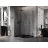 Mexen Lunar L kabina prysznicowa pięciokątna uchylna lewa 90 x 80 cm, transparent, gun metal - 831L-090L-080P-95-00-L