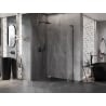 Mexen Lunar L kabina prysznicowa pięciokątna uchylna lewa 100 x 80 cm, transparent, gun metal - 831L-100L-080P-95-00-L
