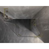 Mexen Lunar L kabina prysznicowa pięciokątna uchylna prawa 90 x 80 cm, transparent, złota szczotkowana - 831L-090P-080L-55-00-P