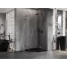 Mexen Lunar L kabina prysznicowa pięciokątna uchylna prawa 90 x 90 cm, transparent, gun metal - 831L-090P-090L-95-00-P