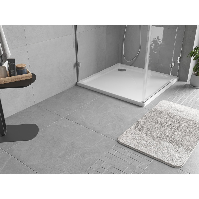 Mexen Flow brodzik kwadratowy slim 95 x 95 cm, biały połysk - 46S109595