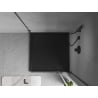 Mexen Flow brodzik kwadratowy slim 70 x 70 cm, czarny mat - 46S707070