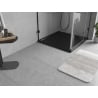 Mexen Flow brodzik kwadratowy slim 80 x 80 cm, czarny mat - 46S708080