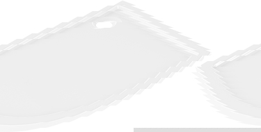 Mexen Flow brodzik półokrągły slim 90 x 90 cm, biały połysk - 46Q109090