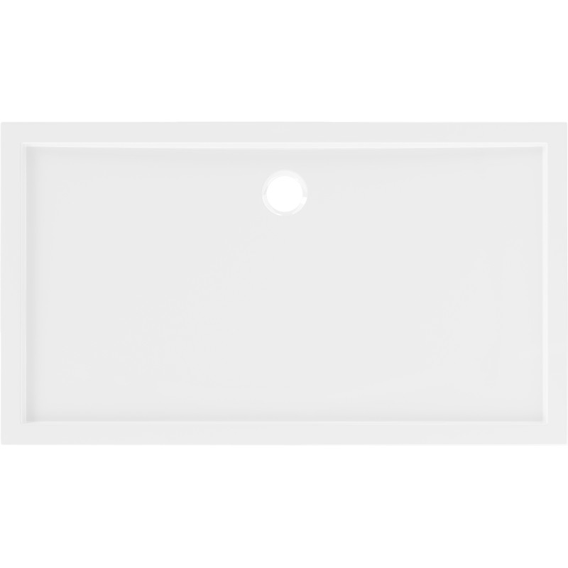 Mexen Flow brodzik prostokątny slim 150 x 75 cm, biały połysk - 46R107515