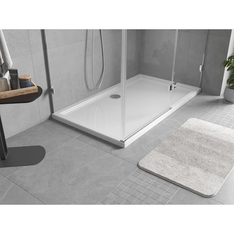 Mexen Flow brodzik prostokątny slim 80 x 140 cm, biały połysk - 46R108014