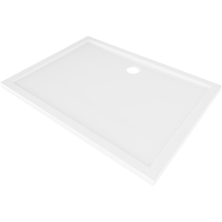 Mexen Flow brodzik prostokątny slim 90 x 100 cm, biały połysk - 46R109010