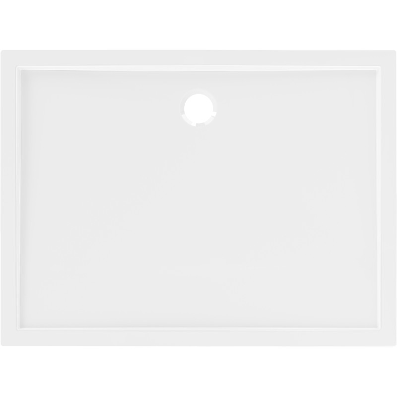 Mexen Flow brodzik prostokątny slim 90 x 100 cm, biały połysk - 46R109010