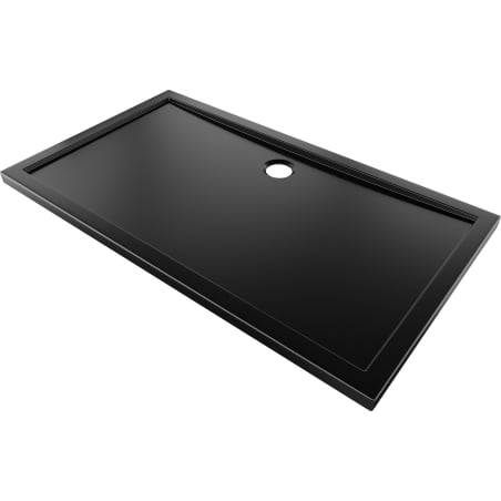 Mexen Flow brodzik prostokątny slim 140 x 80 cm, czarny mat - 46R708014