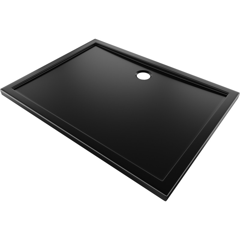 Mexen Flow brodzik prostokątny slim 90 x 100 cm, czarny mat - 46R709010