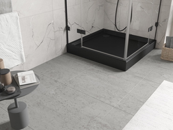 Mexen Flow+ brodzik kwadratowy 70 x 70 cm, czarny mat - 46S707070H