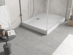 Mexen Flow+ brodzik prostokątny 70 x 80 cm, biały połysk - 46R107080H