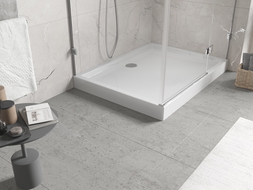 Mexen Flow+ brodzik prostokątny 70 x 90 cm, biały połysk - 46R107090H