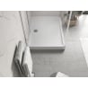 Mexen Flow+ brodzik prostokątny 100 x 90 cm, biały połysk - 46R109010H