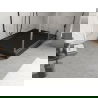 Mexen Flow+ brodzik prostokątny 70 x 90 cm, czarny mat - 46R707090H