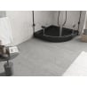 Mexen Flow+ brodzik półokrągły 100 x 100 cm, czarny mat - 46Q701010H