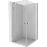 Mexen Lunar Duo kabina prysznicowa uchylna 75 x 75 cm, transparent, chrom - 834-075L-075P-01-00