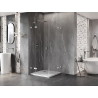 Mexen Lunar Duo kabina prysznicowa uchylna 75 x 75 cm, transparent, chrom - 834-075L-075P-01-00