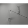 Mexen Lunar Duo kabina prysznicowa uchylna lewa 80 x 75 cm, transparent, chrom - 834-080L-075P-01-00