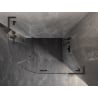 Mexen Lunar L kabina prysznicowa półokrągła uchylna prawa 80 x 70 cm, transparent, gun metal - 833L-080P-070L-95-00