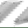 Mexen Lunar L kabina prysznicowa półokrągła uchylna prawa 90 x 80 cm, transparent, gun metal - 833L-090P-080L-95-00