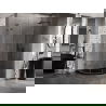Mexen Lunar L kabina prysznicowa półokrągła uchylna prawa 100 x 80 cm, transparent, gun metal - 833L-100P-080L-95-00
