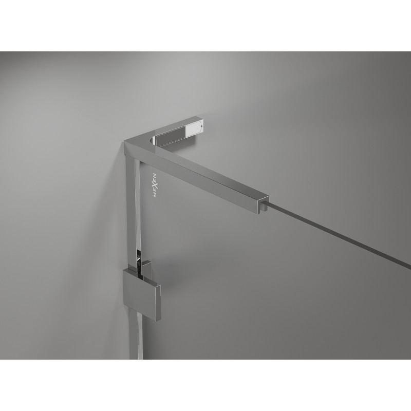 Mexen Lunar L Duo kabina prysznicowa uchylna lewa 80 x 70 cm, transparent, chrom - 834L-080L-070P-01-00