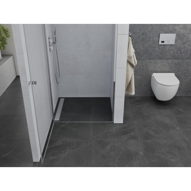 Mexen Pretoria drzwi prysznicowe uchylne 75 cm, transparent, chrom - 852-075-000-01-00