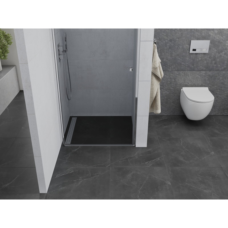 Mexen Pretoria drzwi prysznicowe uchylne 80 cm, transparent, chrom - 852-080-000-01-00